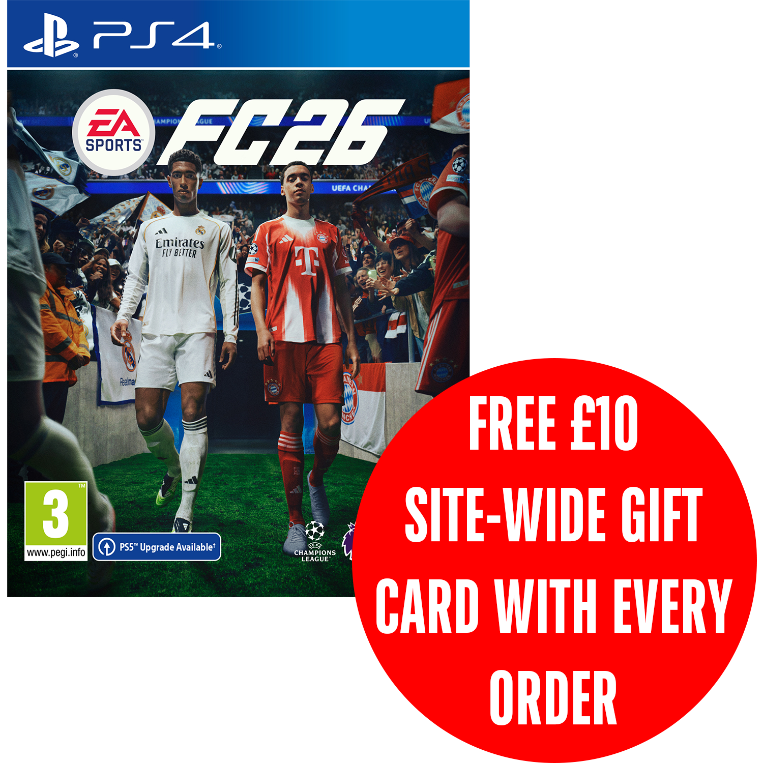 EA SPORTS FC 26 PS4 + FREE £10 Site-Wide Gift Card