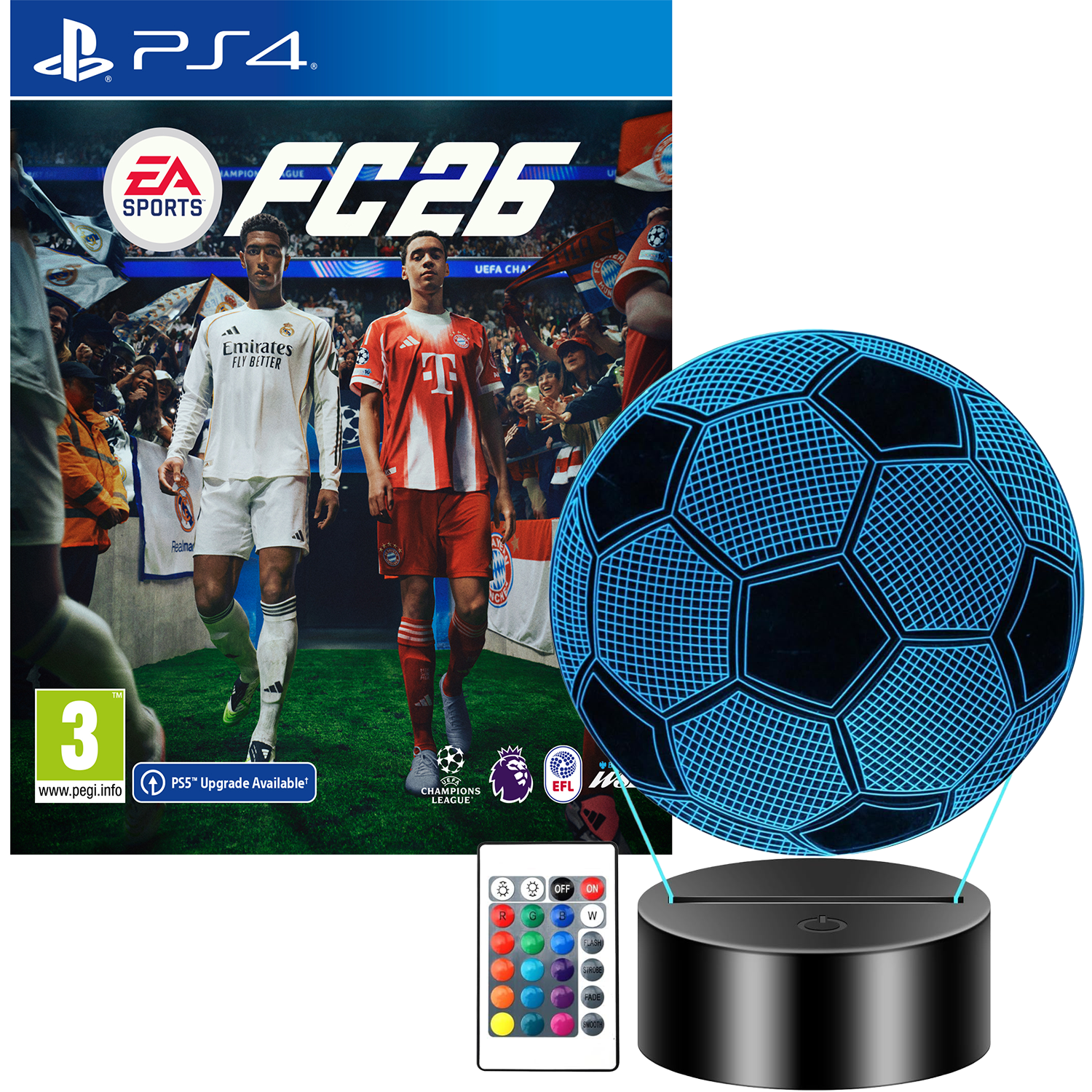 EA SPORTS FC 26 PS4 + FREE RGB Football Lamp