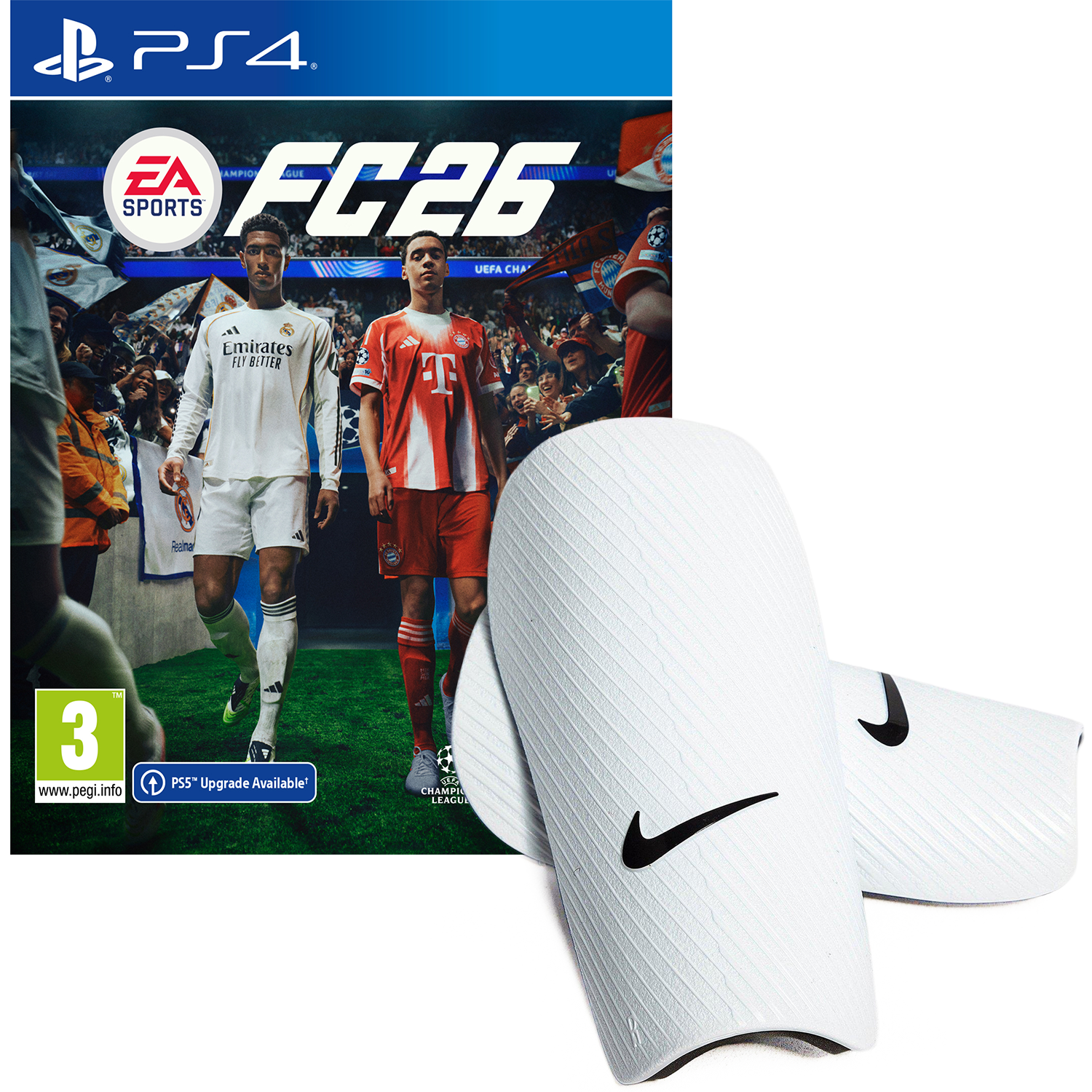 EA SPORTS FC 26 PS4 + FREE Nike Shin Guards White