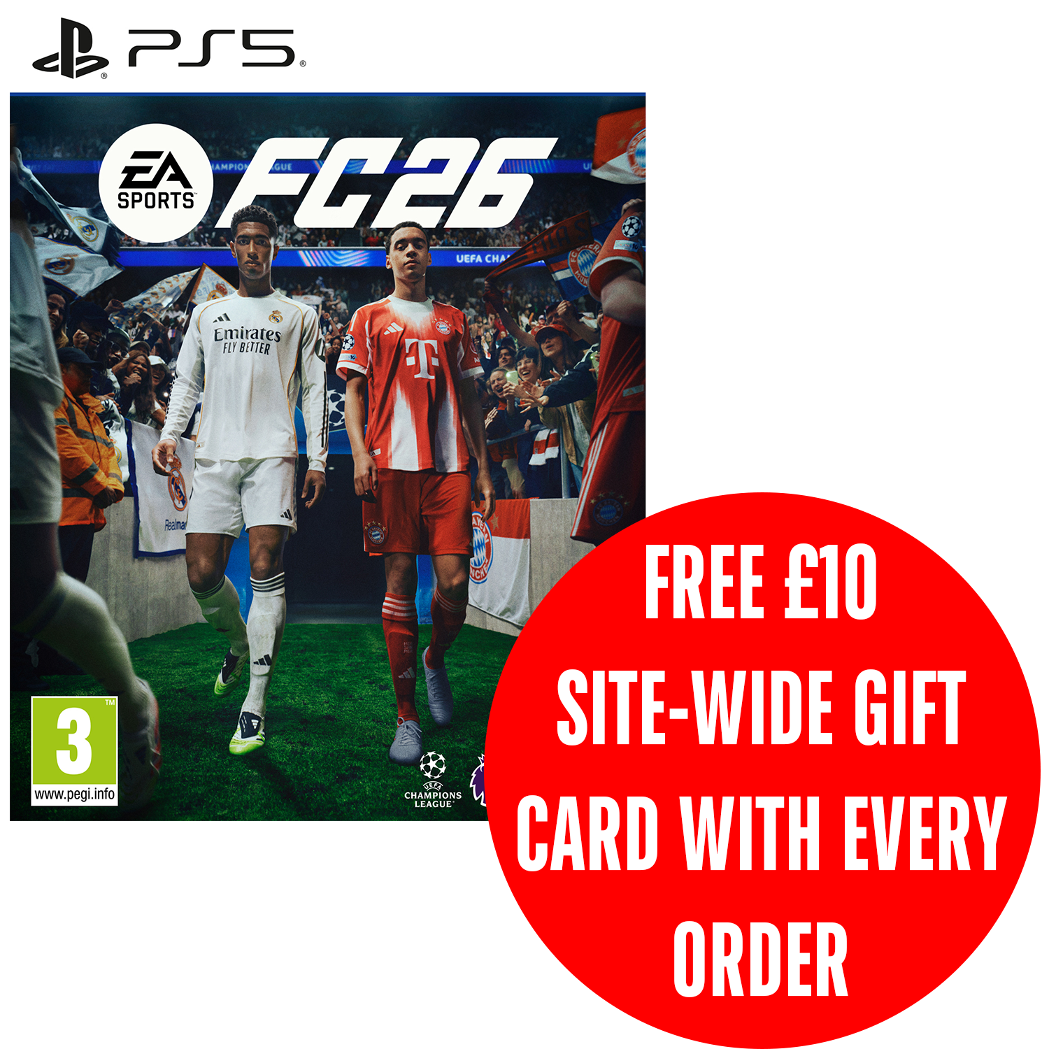 EA SPORTS FC 26 PS5 + FREE £10 Site-Wide Gift Card