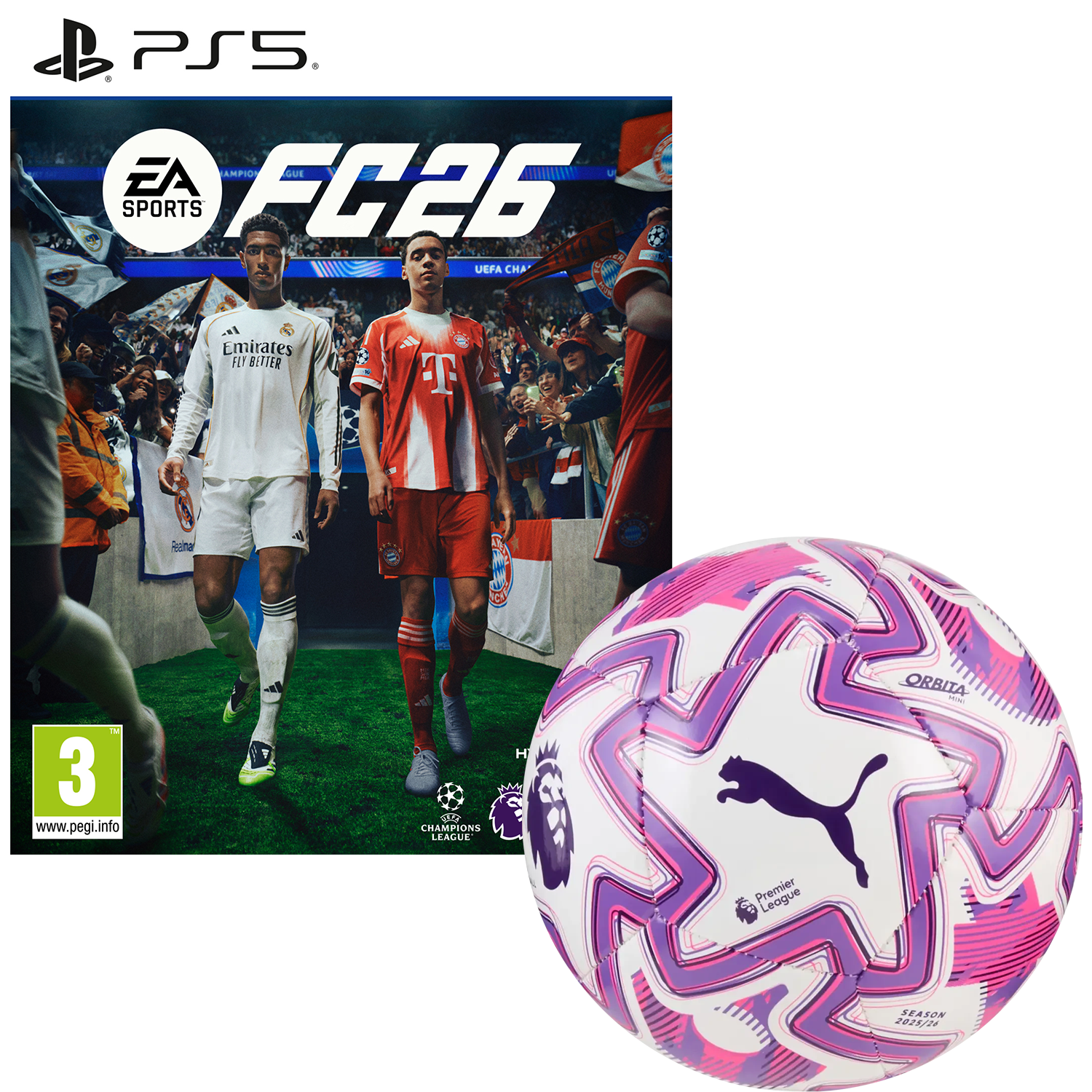 EA SPORTS FC 26 PS5 + FREE Mini Premier League Football 25/26