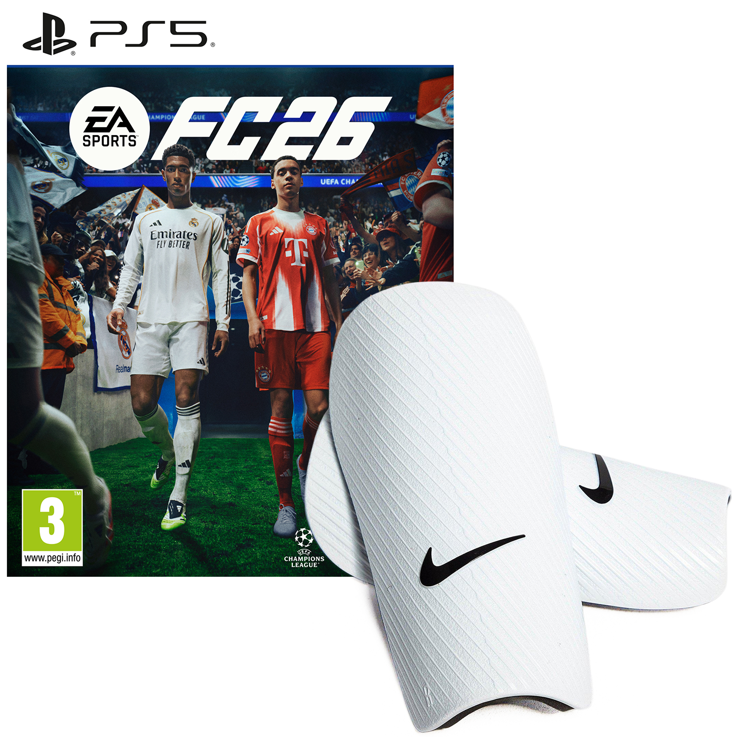 EA SPORTS FC 26 PS5 + FREE Nike Shin Guards White