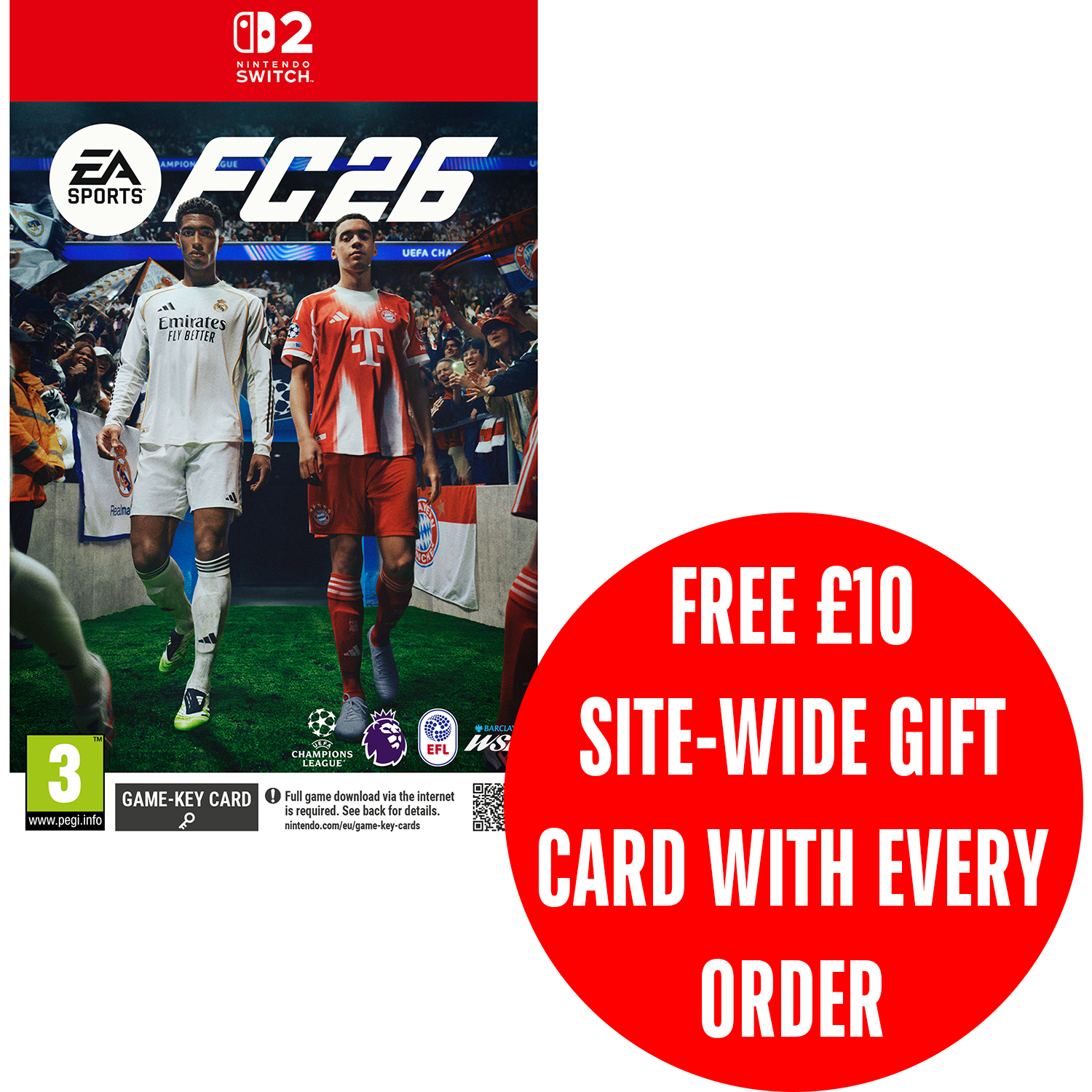 EA SPORTS FC 26 Switch 2 + FREE £10 Site-Wide Gift Card