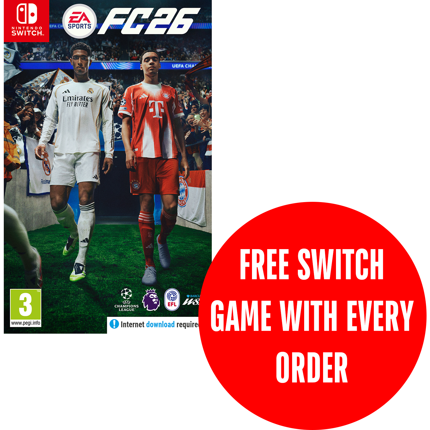 EA SPORTS FC 26 Switch + FREE Switch Game