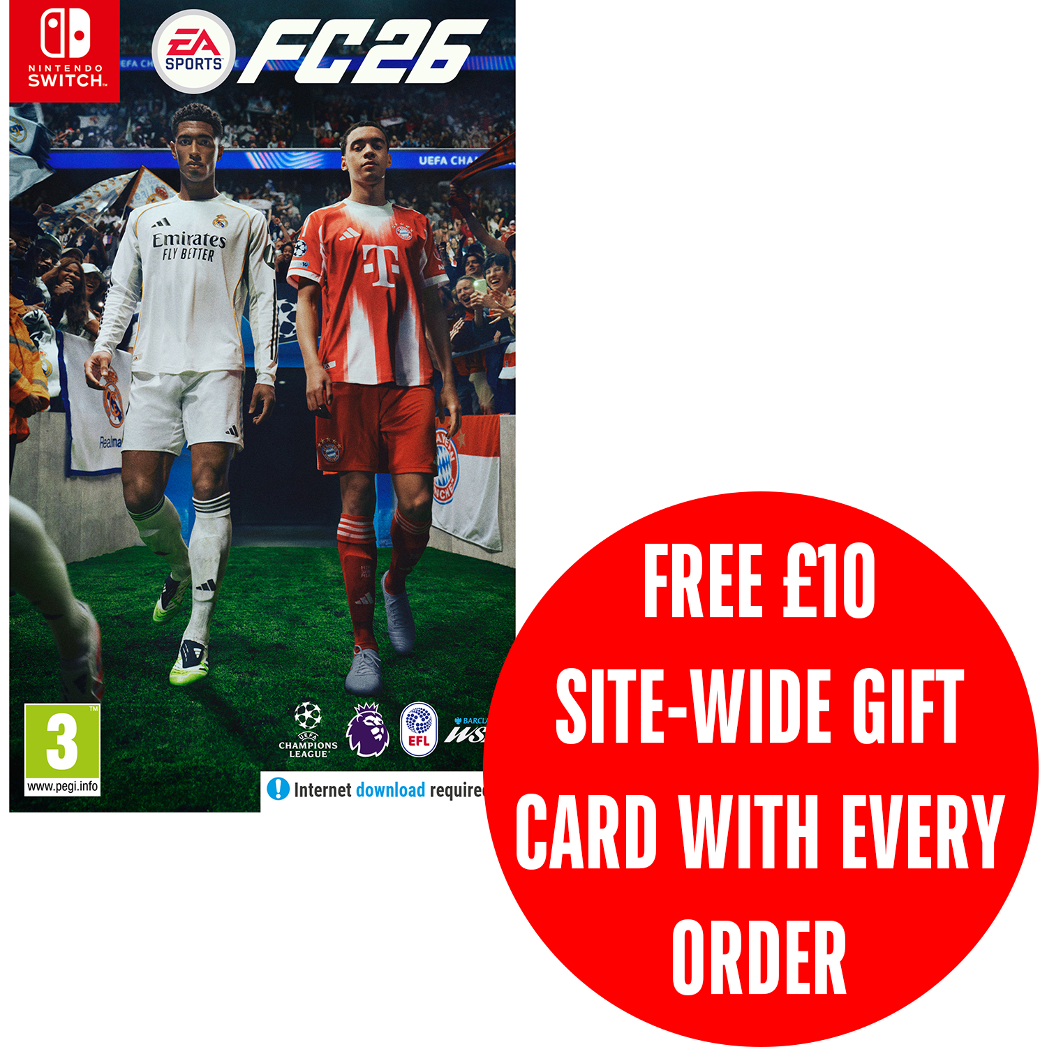EA SPORTS FC 26 Switch + FREE £10 Site-Wide Gift Card