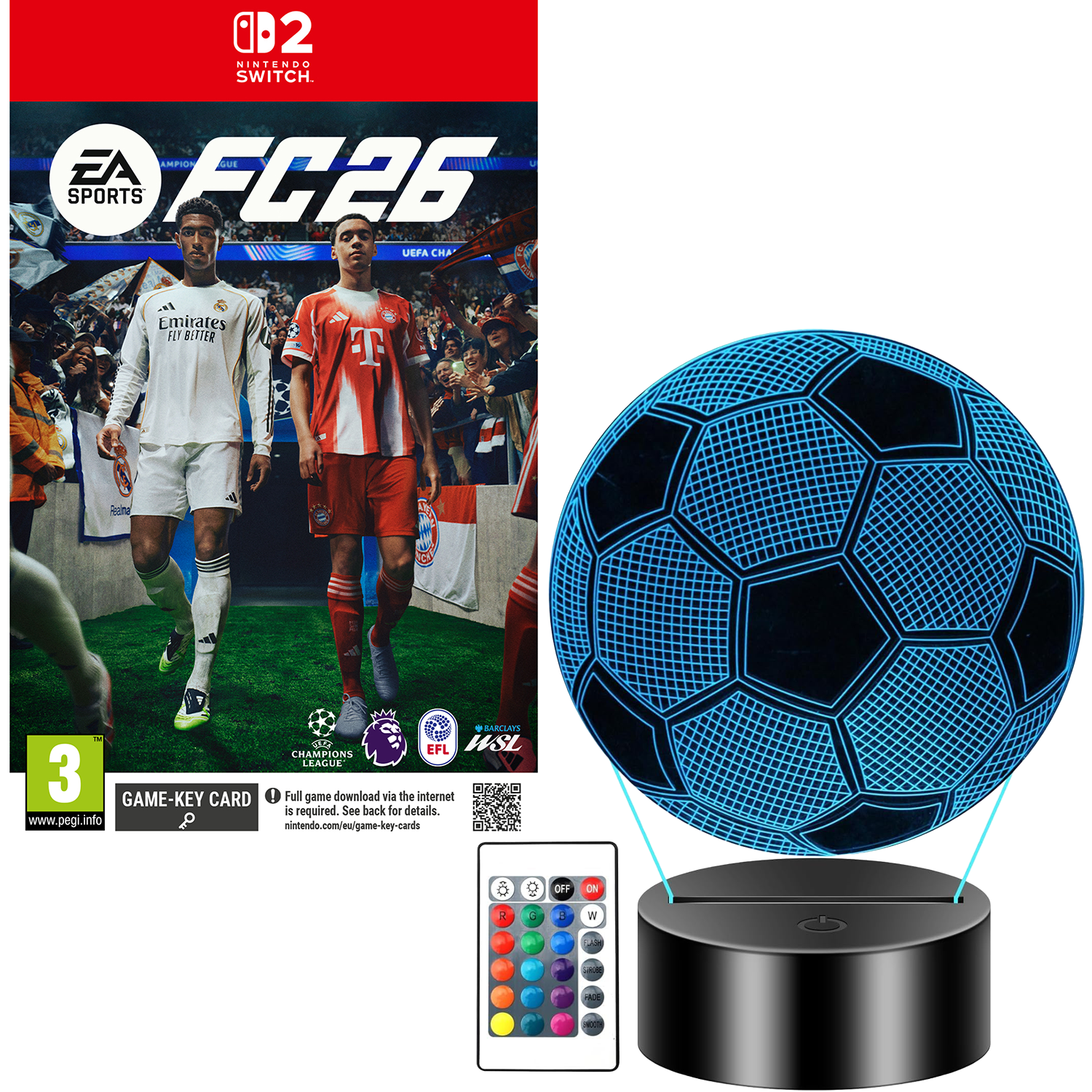 EA SPORTS FC 26 Switch 2 + FREE RGB Football Lamp