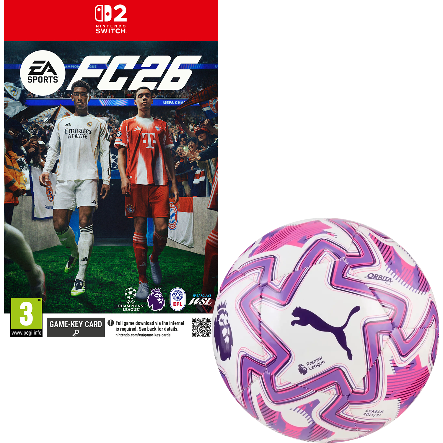 EA SPORTS FC 26 Switch 2 + FREE Mini Premier League Football 25/26