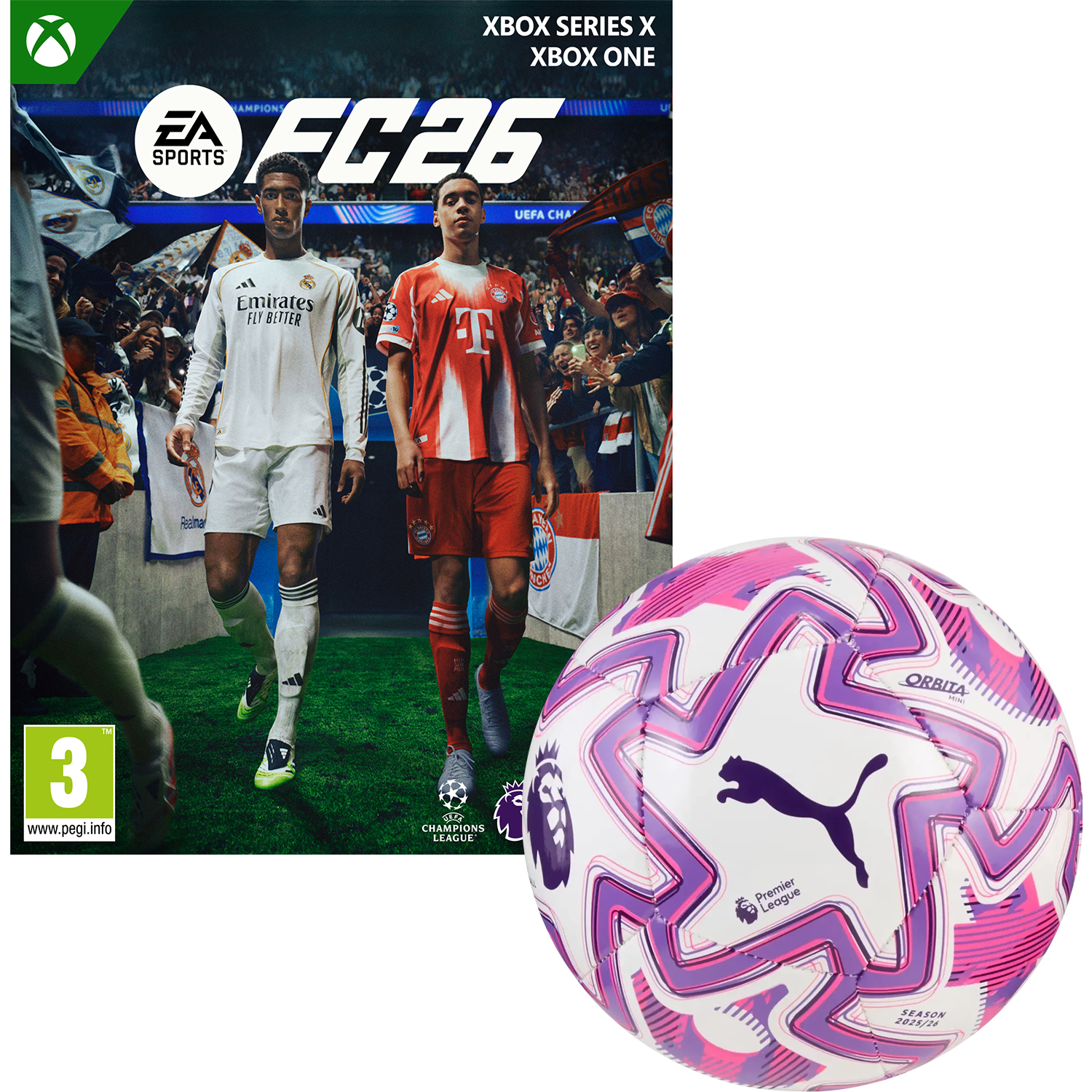 EA SPORTS FC 26 Xbox + FREE Mini Premier League Football 25/26
